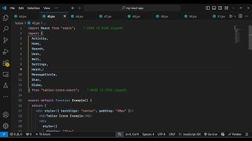Build a React.js Tabler Library to Show SVG Vector Icons Using tabler-icons-react in JSX