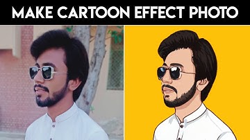 How to Create Vector Art Cartoon Effect in One Click | Vector Art in One Click | Arfan Dildar