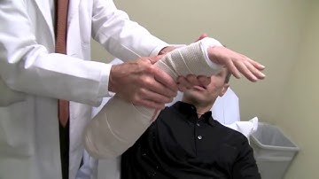 Three Point Molding Splint application (wrist)