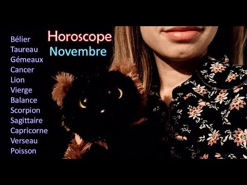 [ASMR français] Horoscope novembre 2018 - French Whispering, mutlidéclencheurs