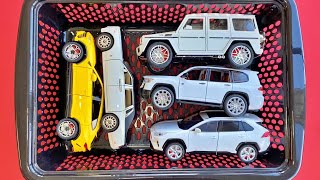 Box Full Of Diecast Cars - Lamborghini, Rolls Royce, Mercedes, Toyota