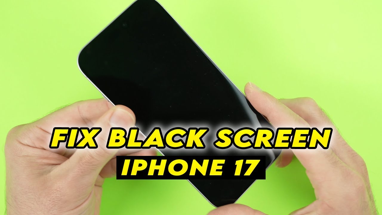 iPhone 17 : How to Fix Black Screen - YouTube