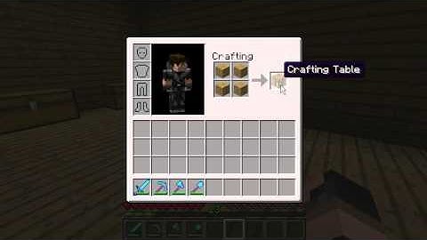 Minecraft 1.7.2: How to make a Crafting table