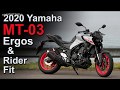 2020 Yamaha MT-03 - Rider Ergonomics & Fit