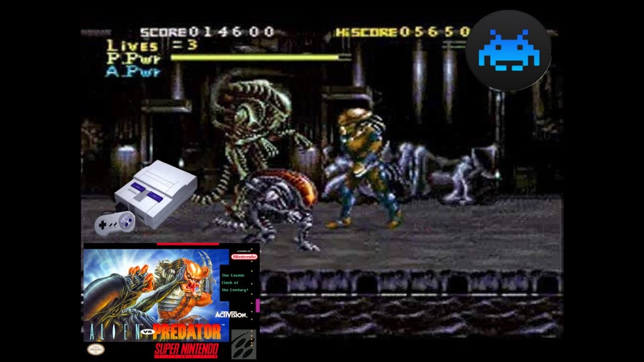 Alien vs Predador Super Nintendo (SNES) 1993 / 2024 - YouTube