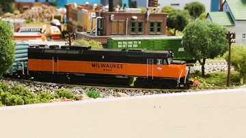 Athearn FP45 Milwaukee Road N Scale with the Tsunami Sound
