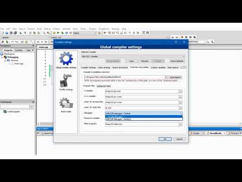 How to configure CodeBlocks for Debugging