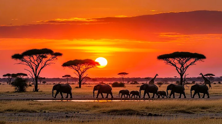 FLYING OVER AFRICA (4K UHD) – Relaxing Music & Stunning Nature Scenery in Ultra HD