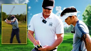 The #1 Ranked Golf Coach Catches This Crucial Mistake And Fixes My Back Swing