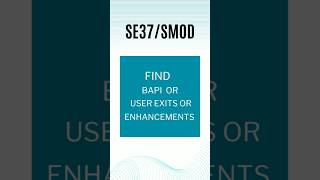 SAP QM | Find Package / BAPI / User Exits | SE37 | SMOD | SAP Quality Management