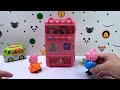 8 Minutes Satisfying with Unboxing cute Vending Machine Toys and Peppa Pig Family ASMR | Fun Review