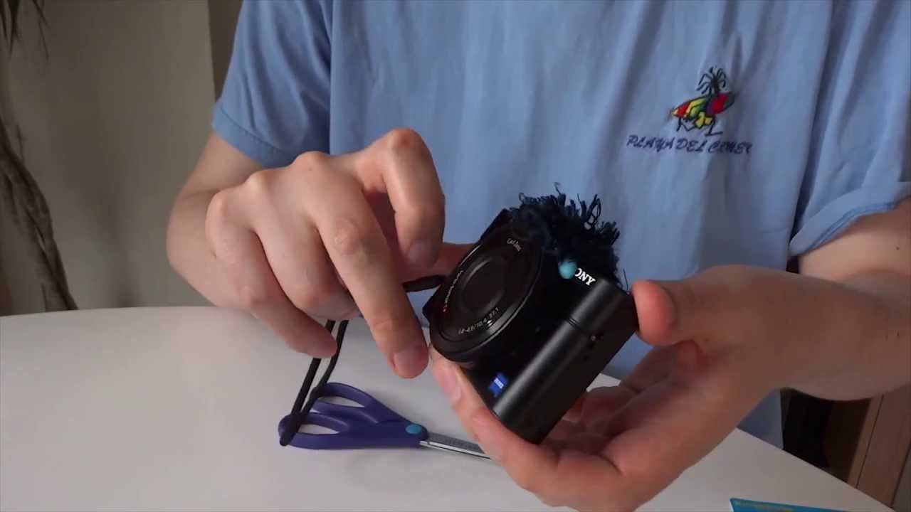 Homemade Wind Muff for Sony Rx100 get rid of wind noise on your