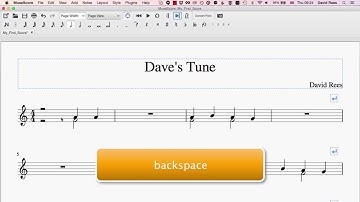 Deleting elements | MuseScore Crash Course