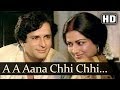 Shashi Kapoor & Moushmi Romantic moment (Humming) (HD) - Ghar Ek Mandir Songs - Anuradha Paudwal