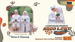 LIVE CAMPURSARI RINGKES ARGO LAWU MUSIK **  PERNIKAHAN RETNO & DANANG   ** SABTU, 28 DES. 2024