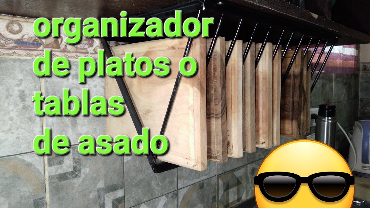 Porta platos en madera, escurridor de platos, Plate rack,woodwork