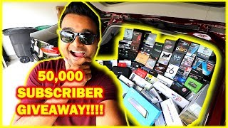 Huge 50,000 Subscriber Giveaway