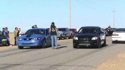 Cobalt SS TC vs Mustang Mach 1 Round 2