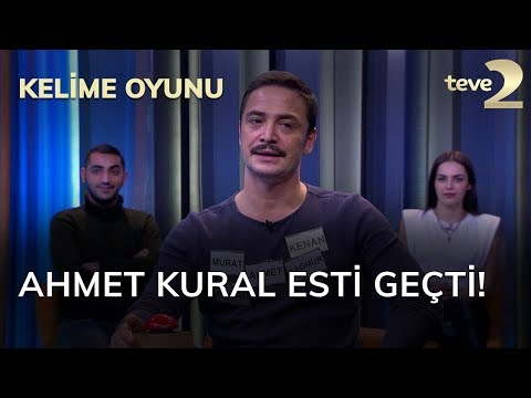 Kelime Oyunu: Ahmet Kural esti geçti!