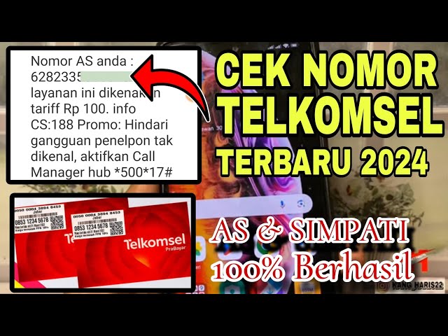 Cara Cek Nomor Telkomsel 2021 As Simpati Youtube