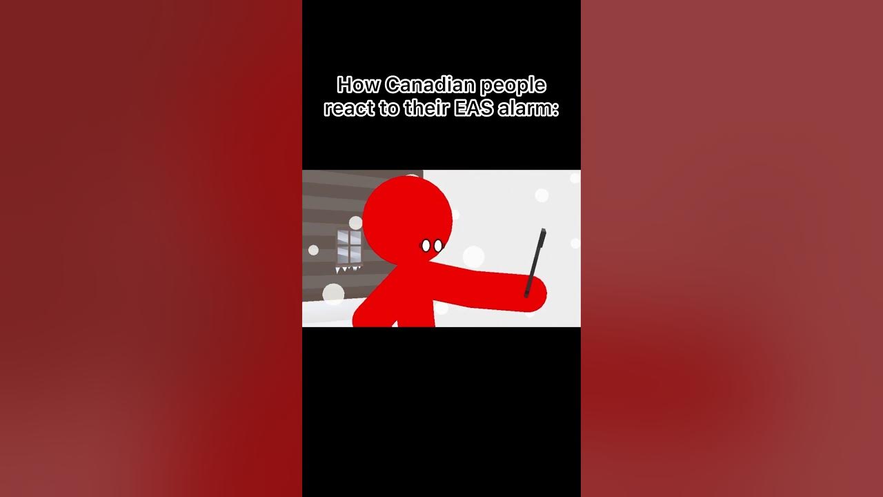 How these countries react to their EAS alarm: #animation #memes #country #funny