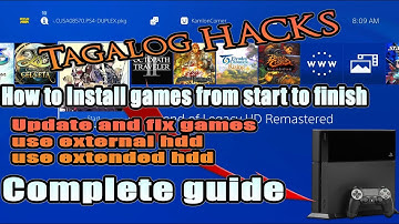 How to install and fix games on PS4 | Tagalog Hacks | Complete guide