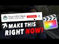 I Created Your Subscribe Animation For YOU in Final Cut Pro! [Project File & Tutorial]