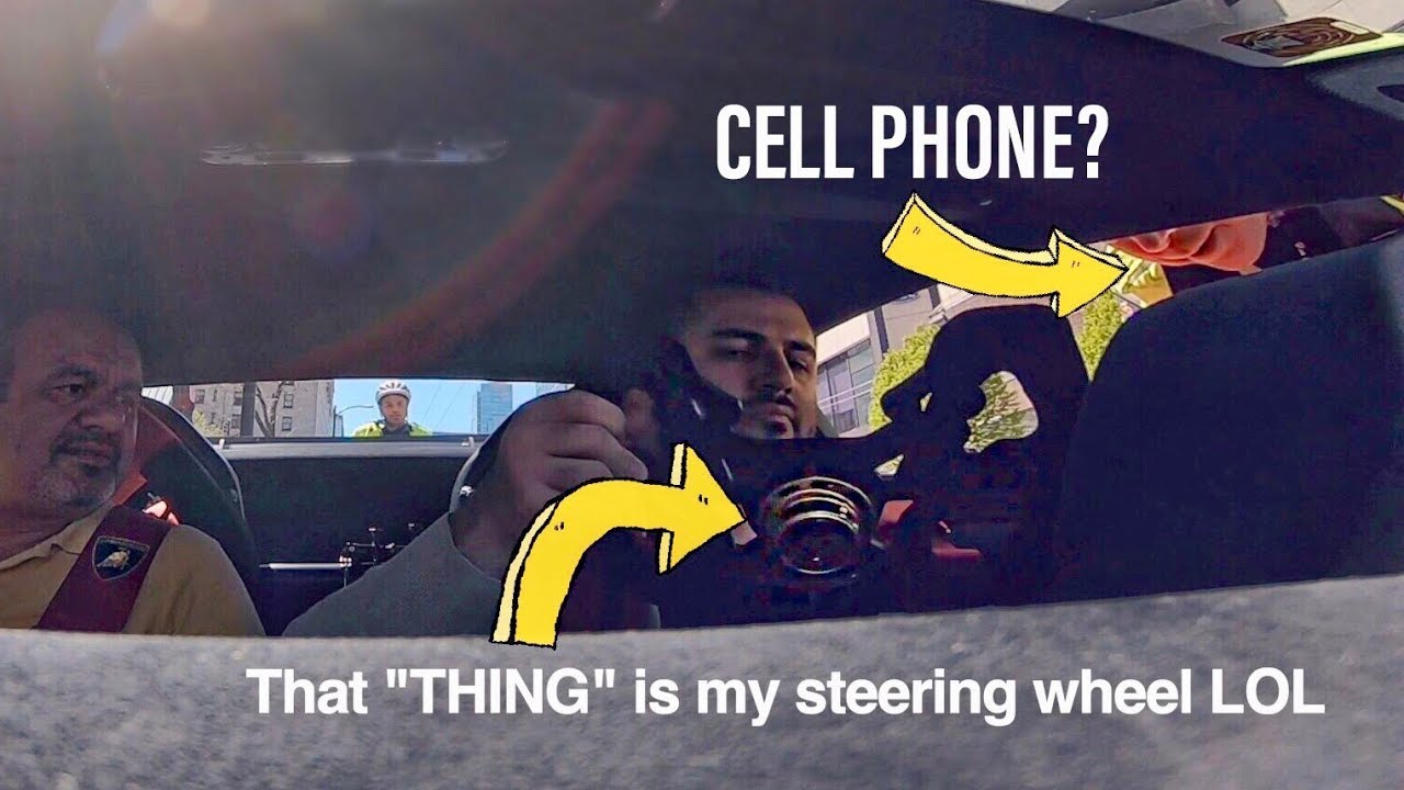 camera iphone 8 plus apk COP MISTAKES LAMBORGHINI STEERING WHEEL FOR A CELL PHONE!!