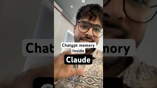 Chatgpt memory in Claude #claude #chatgpt