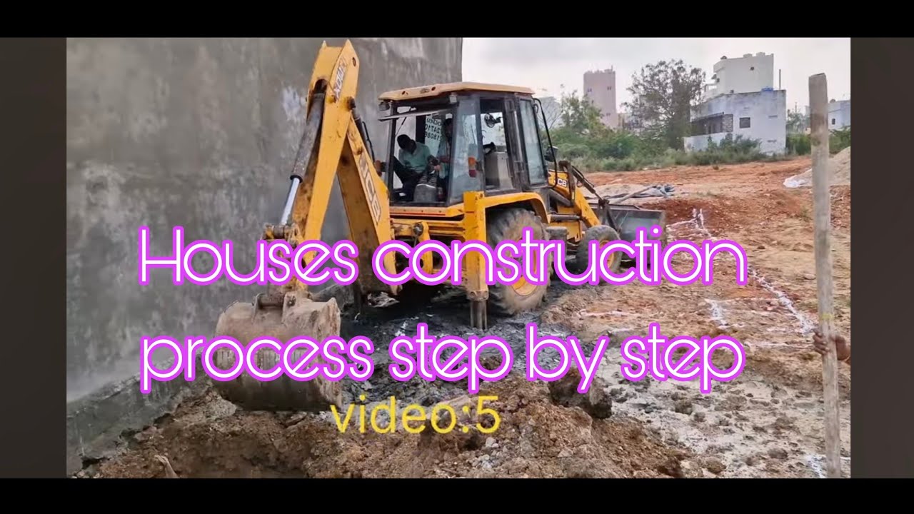 House construction process step by step video:5 vinukonda palnadu ...