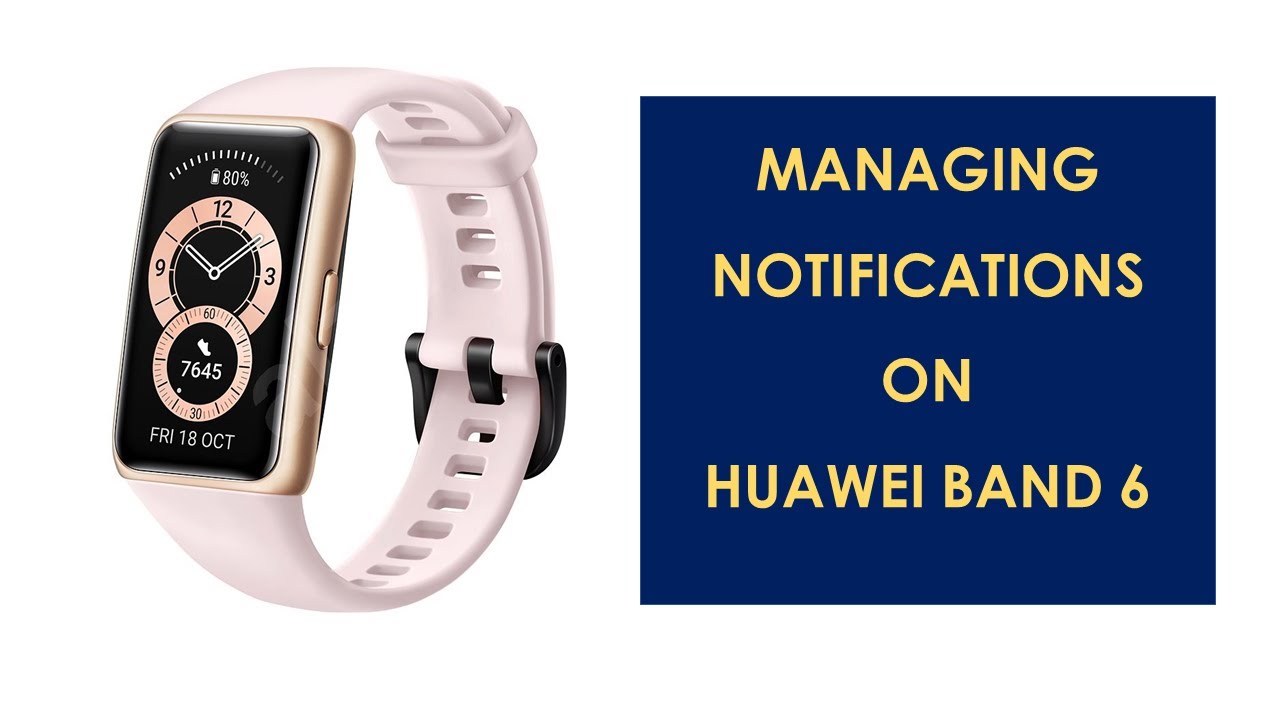 Managing Sms Calls Whatsapp And Gmail Notifications On Huawei Band 6 Youtube