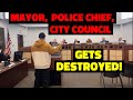 Police chief mayor city council get absolutely destroyed corruption runs deep marion ia 1a
