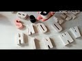 طريقة عمل أحرف من الجبس How to make letters from gypsum