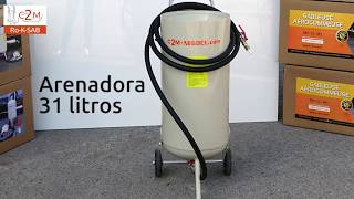 Maquina de chorro de arena 31litros