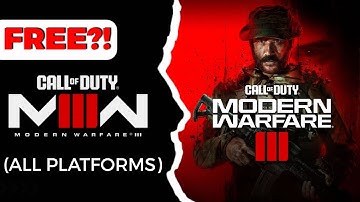 How to get COD MW3 For FREE?!? (2024) 🔥COD MODERN WARFARE 3 Free Game Code PS Xbox PC Steam FREE!