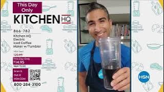 Kitchen HQ Electric Iced Coffee Maker with Tumbler