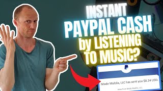 Mode Earn App Review – Instant PayPal Cash by Listening to Music? (Payment Proof) screenshot 1