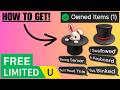 Free Free Magician Hat &amp; Rabbit in a Hat UGC Limiteds (Text Bubbles + More!)