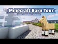 Minecraft Barn Tour - Royal Racehorse Academy