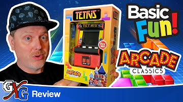 Arcade Classics Tetris #18 - Mini Arcade Review from Basic Fun