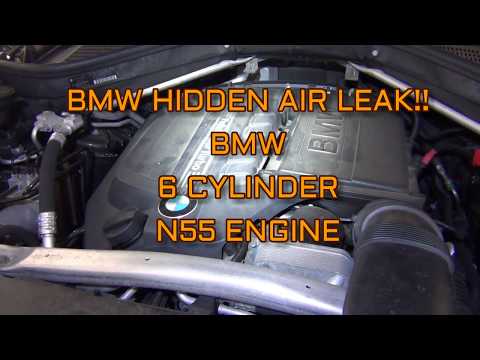 HIDDEN AIR LEAK !! BMW N55 Mixture Too Lean P0170 P0173 P2279 2C57 Bank 1 Bank 2 Unmetered Air Leak