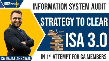 Strategy to Clear ISA 3.0 in First Attempt | DISA Course by ICAI | By CA Rajat Agrawal