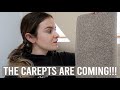 THE FINISHING TOUCHES | choosing carpets, finishing the black bannisters, caulking + painting