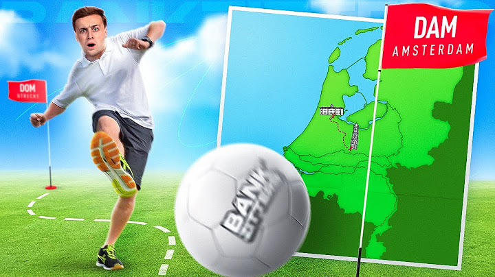 BANKZITTERS VOETGOLF VAN DOM TOT DAM