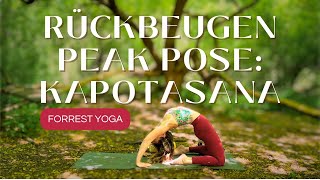 Forrest Yoga: Rückbeugen und Kapotasana (Thunderbolt Pose) I Mit Rolle + Gurt