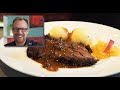 How to make Sauerbraten - German Beef roast  - German Recipes - klaskitchen.com - simple recipes