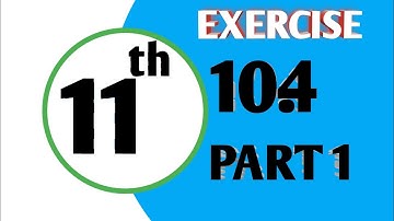 10.4 maths class 11 question ||1st year math exercise 10.4 @IMWaqasNasir