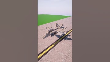 F/A-18 Super Hornet Minecraft Timelapse