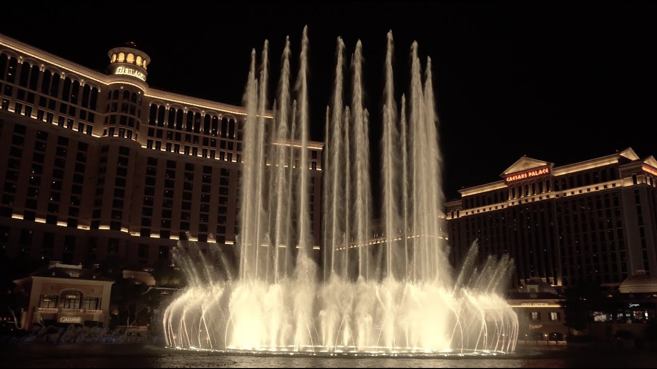 Fountains of Bellagio Bad Romance (south view) YouTube