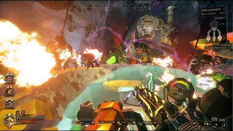 Deep Rock Galactic -- Electric Refinery Mission (Doubled Enemies + Twitch Integration) | Driller POV